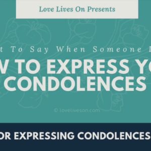 How to Express Condolences